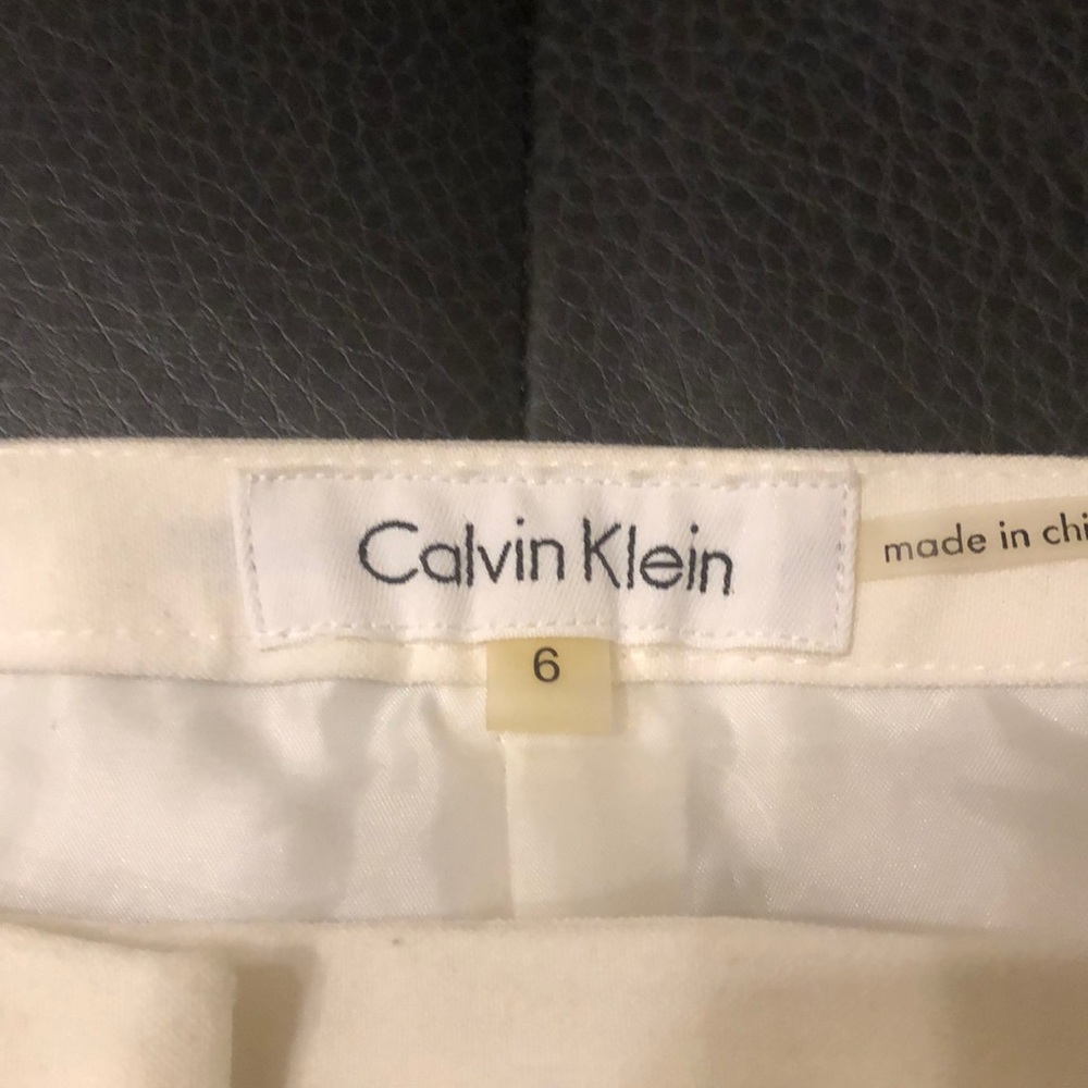 Ivory Calvin Klein Dress Pants - Picture 3 of 7